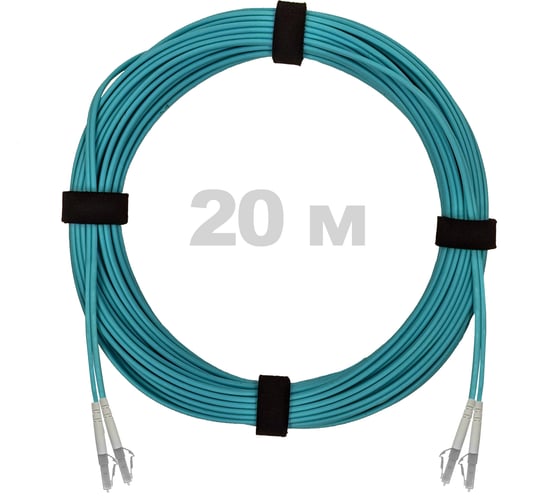 Изображение товара Патч-корд оптический ENGINOVA LC/UPC-LC/UPC MM (OM3) 2mm duplex LSZH, 20 м ENG-PC2.0-DX-2LCU-OM3-20m-LSZH-AQ