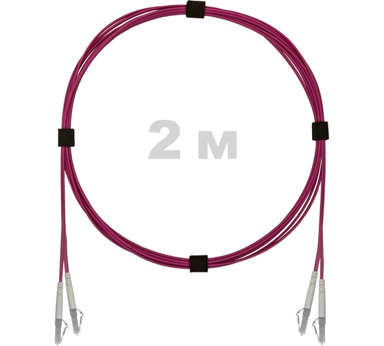 Изображение товара Патч-корд оптический ENGINOVA LC/UPC-LC/UPC MM (OM4) 2mm duplex LSZH, 2 м ENG-PC2.0-DX-2LCU-OM4-2m-LSZH-MG