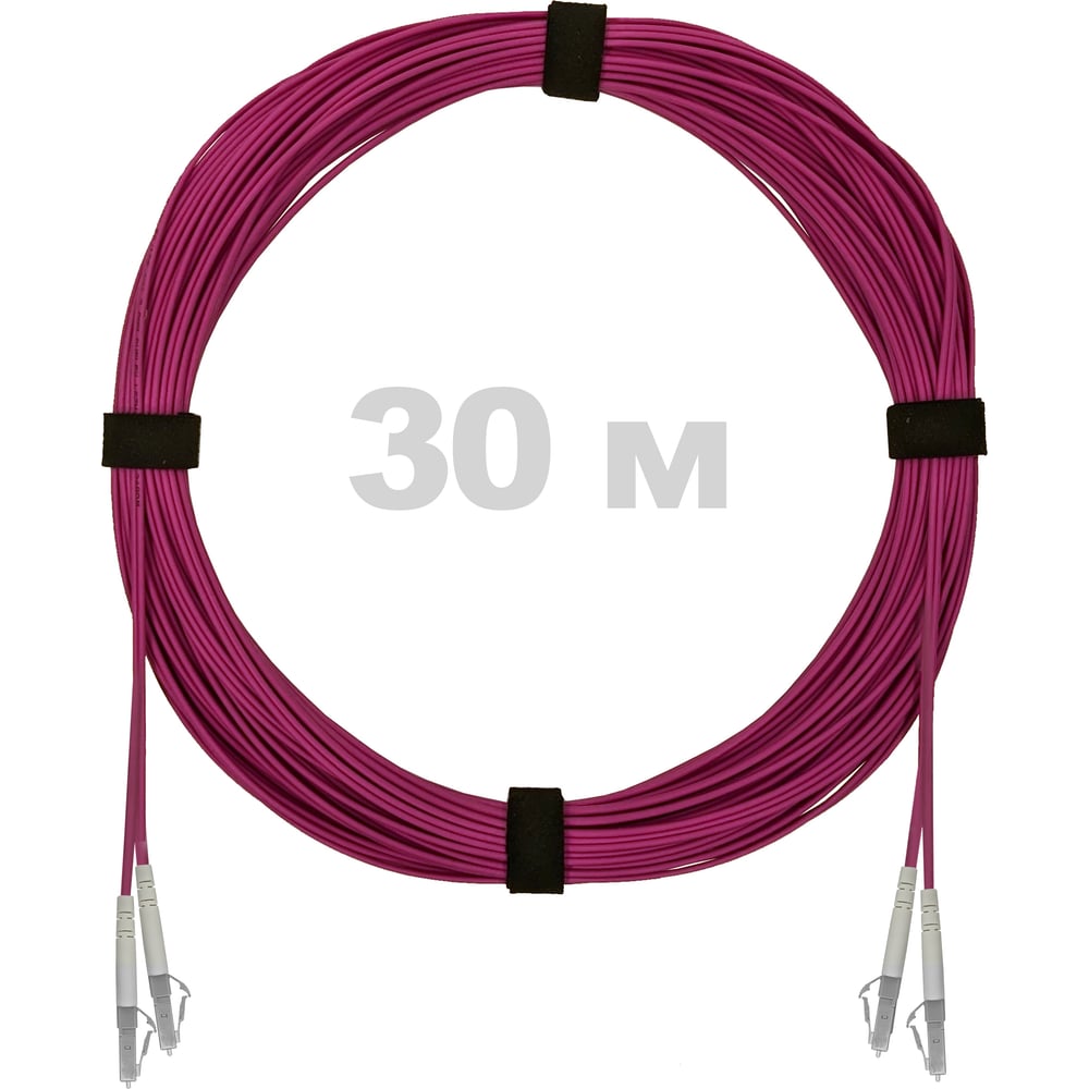 Изображение товара Патч-корд оптический ENGINOVA LC/UPC-LC/UPC MM OM4 30 м дуплекс LSZH