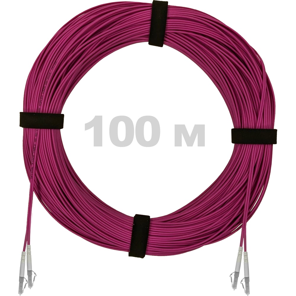 Изображение товара Патч-корд оптический ENGINOVA LC/UPC-LC/UPC MM OM4 100м LSZH дуплекс