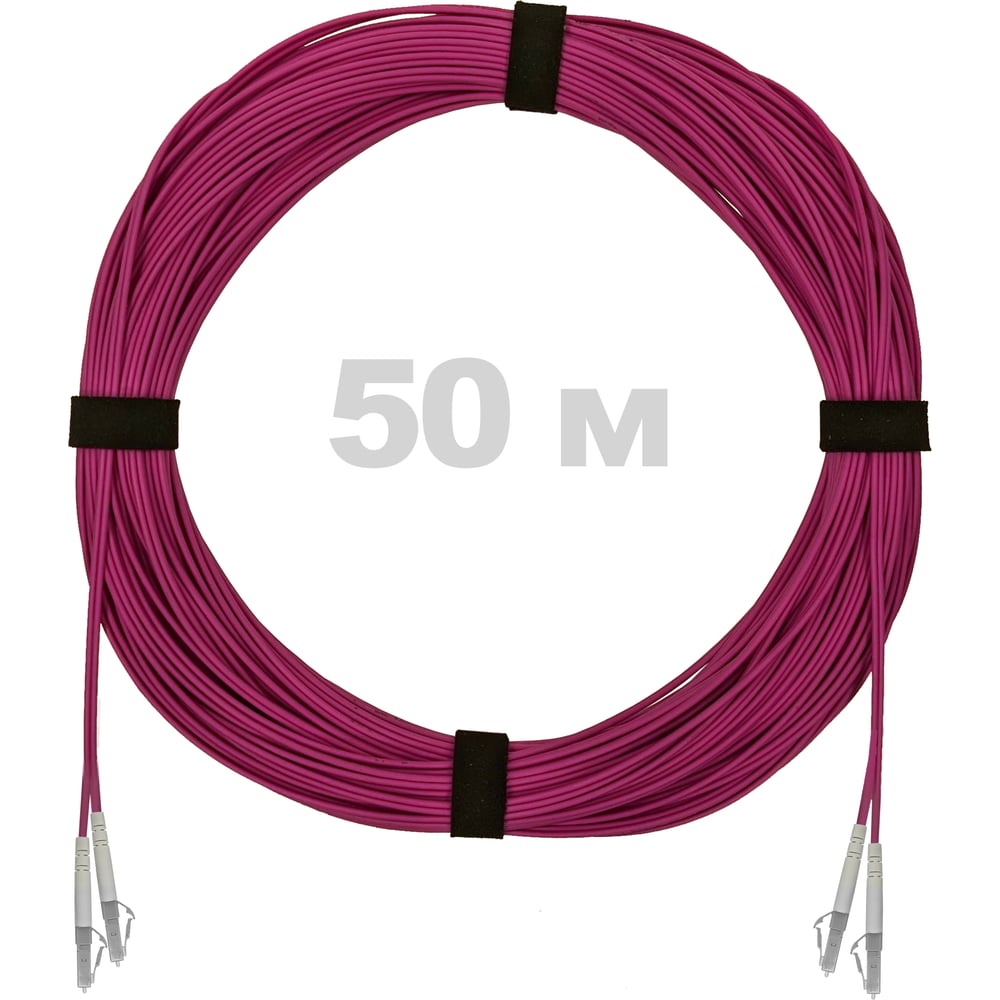 Изображение товара Оптический патч-корд ENGINOVA LC/UPC-LC/UPC 50 м OM4 LSZH Дуплекс