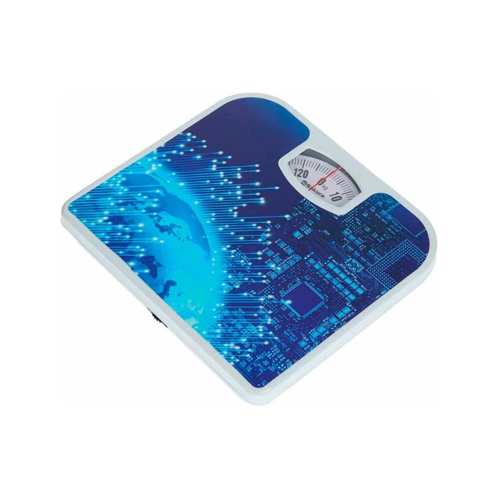 Изображение товара Весы напольные Sakura SA-5000-3 130 кг механические бытовые синяя серия SA