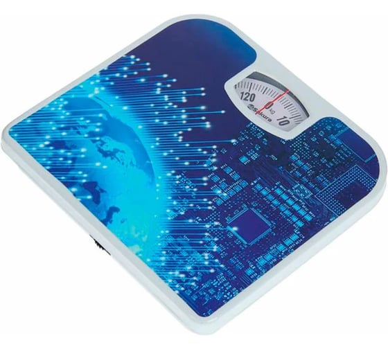 Изображение товара Весы напольные Sakura SA-5000-3 130кг мех син абстракц 00000042126