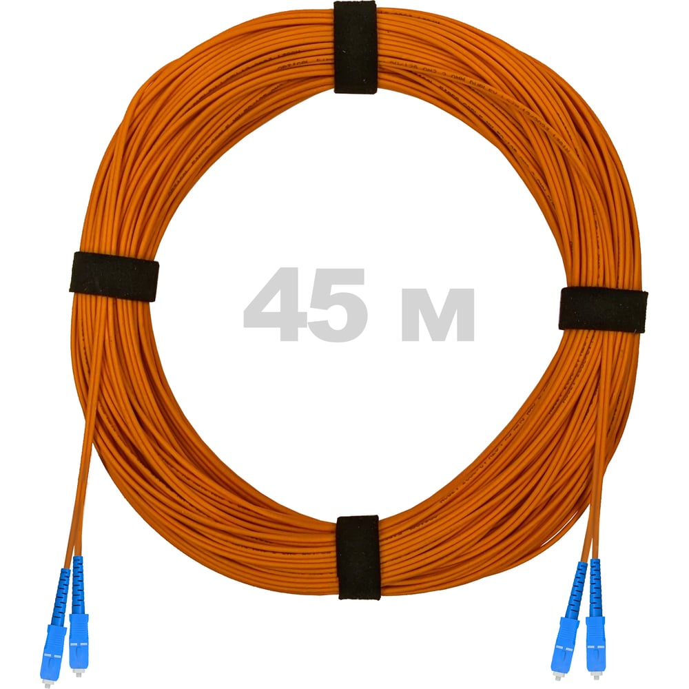 Изображение товара Оптический патч-корд SC/UPC-SC/UPC OM2 45м LSZH оранжевый ENGINOVA