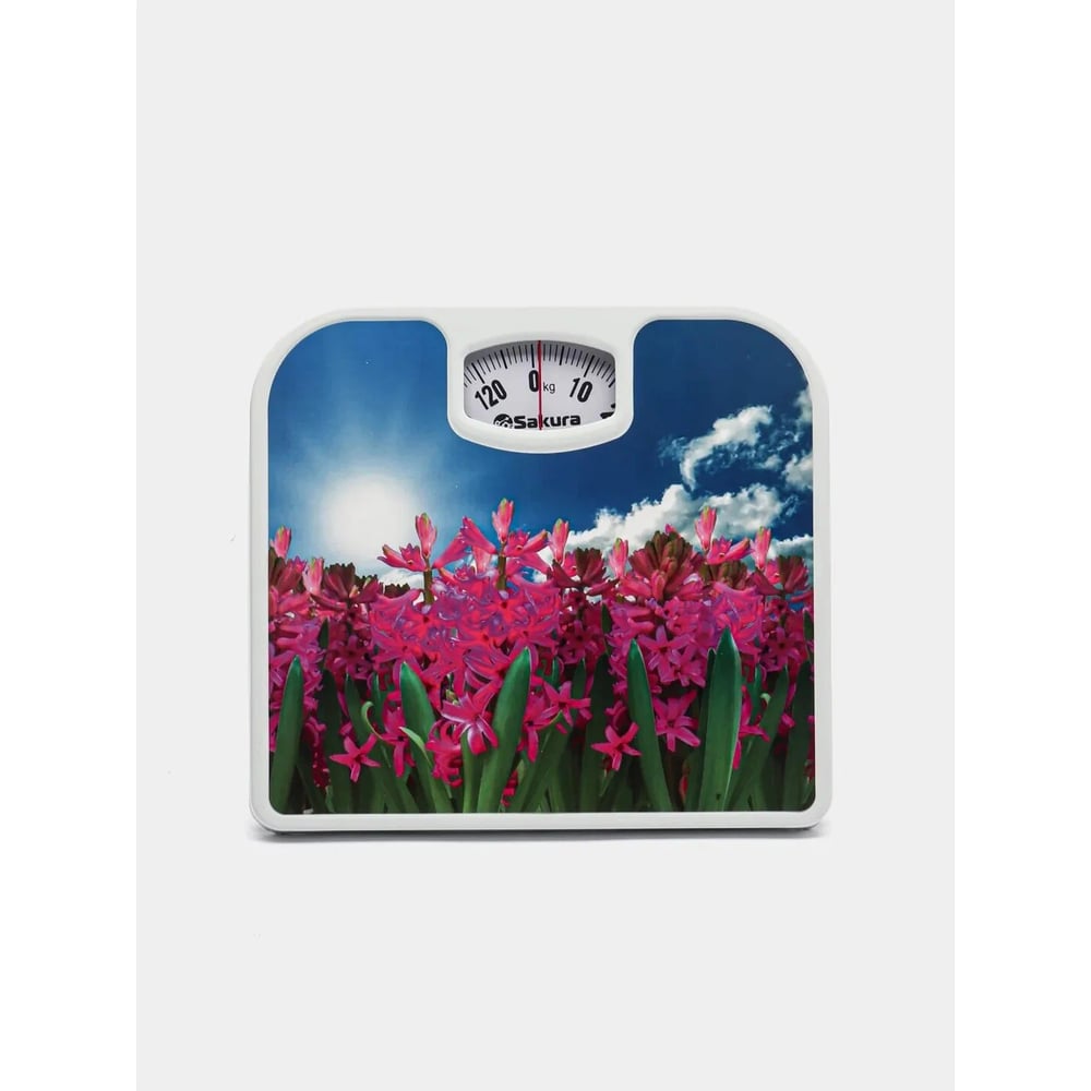 Изображение товара Весы напольные механические Sakura SA-5000-7 до 130 кг разноцветные