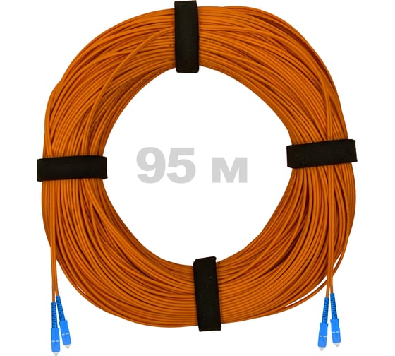 Изображение товара Патч-корд оптический ENGINOVA SC/UPC-SC/UPC MM (OM2) 2mm duplex LSZH, 95 м ENG-PC2.0-DX-2SCU-OM2-95m-LSZH-OR