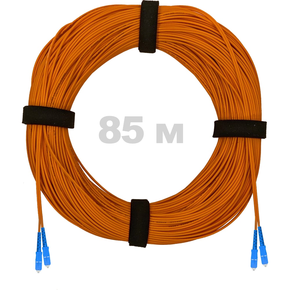 Патч-корд оптический ENGINOVA SC/UPC-SC/UPC MM (OM2) 2mm duplex LSZH, 85 м ENG-PC2.0-DX-2SCU-OM2-85m-LSZH-OR