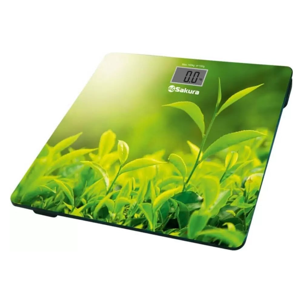 Изображение товара Весы напольные Sakura SA-5071GR 180 кг электронные бытовые с стеклянной платформой