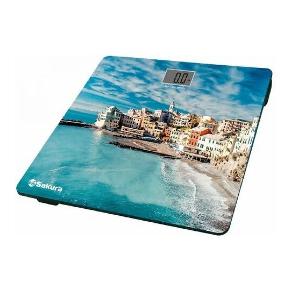 Изображение товара Весы напольные электронные Sakura SA-5071SN до 180 кг зеленые