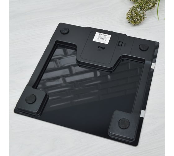 Изображение товара Весы напольные Sakura SA-5073BK 180кг элек черн доп функц РТ-00048605