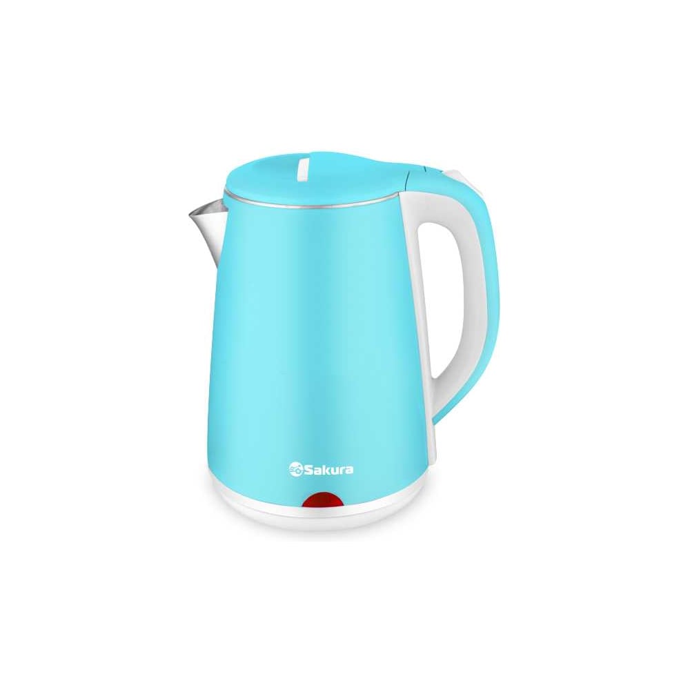 Изображение товара Электрический чайник Sakura SA-2150BL 1.8л голубой быстрый нагрев стильный дизайн