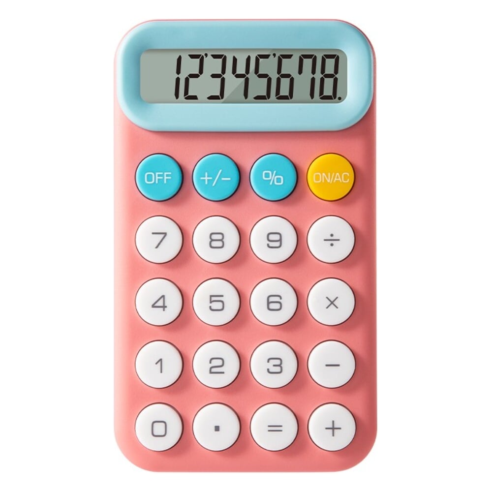 Изображение товара Карманный калькулятор DELI PUPUBADY EM12 8 разрядов розовый