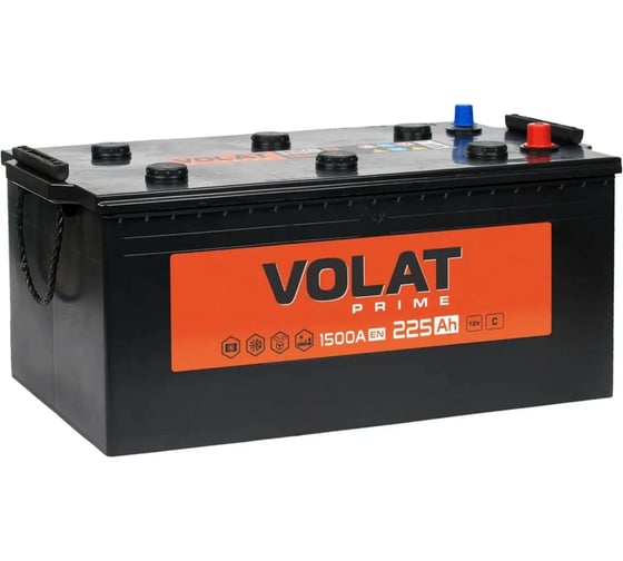 Изображение товара Аккумуляторная батарея VOLAT Prime Professional DOUBLE, 225 А·ч, L+ VPTC2253