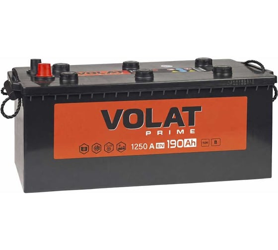 Изображение товара Аккумуляторная батарея VOLAT Prime Professional, 190 А·ч, R+, без борта VST1904