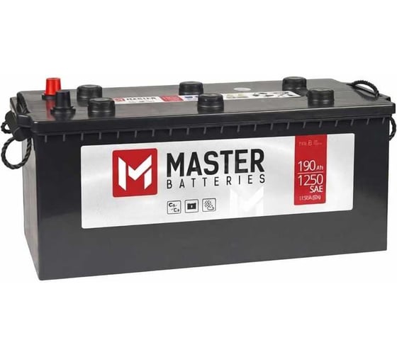 Изображение товара Аккумуляторная батарея MASTER BATTERIES, 190 А·ч, L+ MBT1903F
