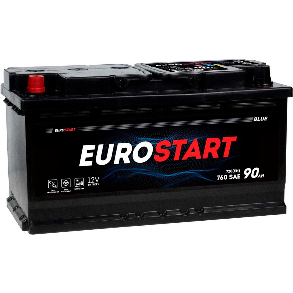 Изображение товара Аккумулятор EUROSTART Blue 90 Ач AGM кальциевый необслуживаемый EB901