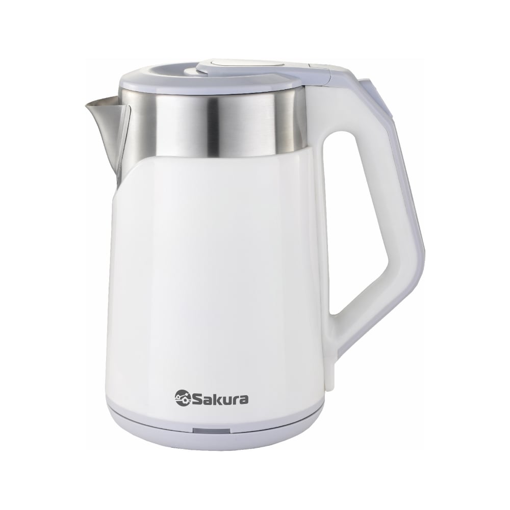 Изображение товара Чайник электрический Sakura SA-2172W (1.8) двухслойн белый РТ-00069547