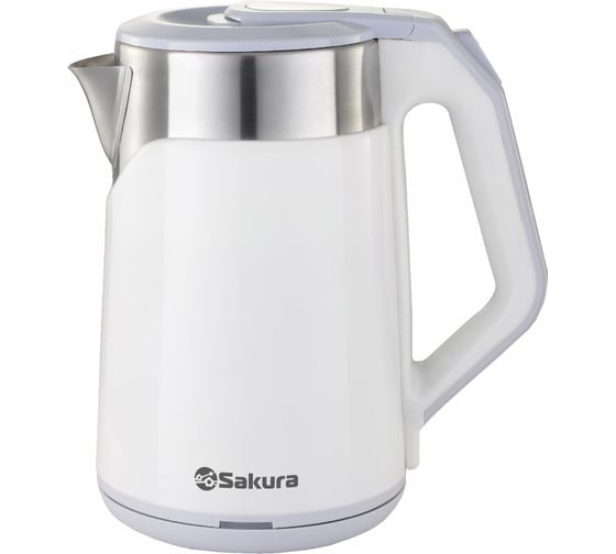 Изображение товара Чайник электрический Sakura SA-2172W (1.8) двухслойн белый РТ-00069547