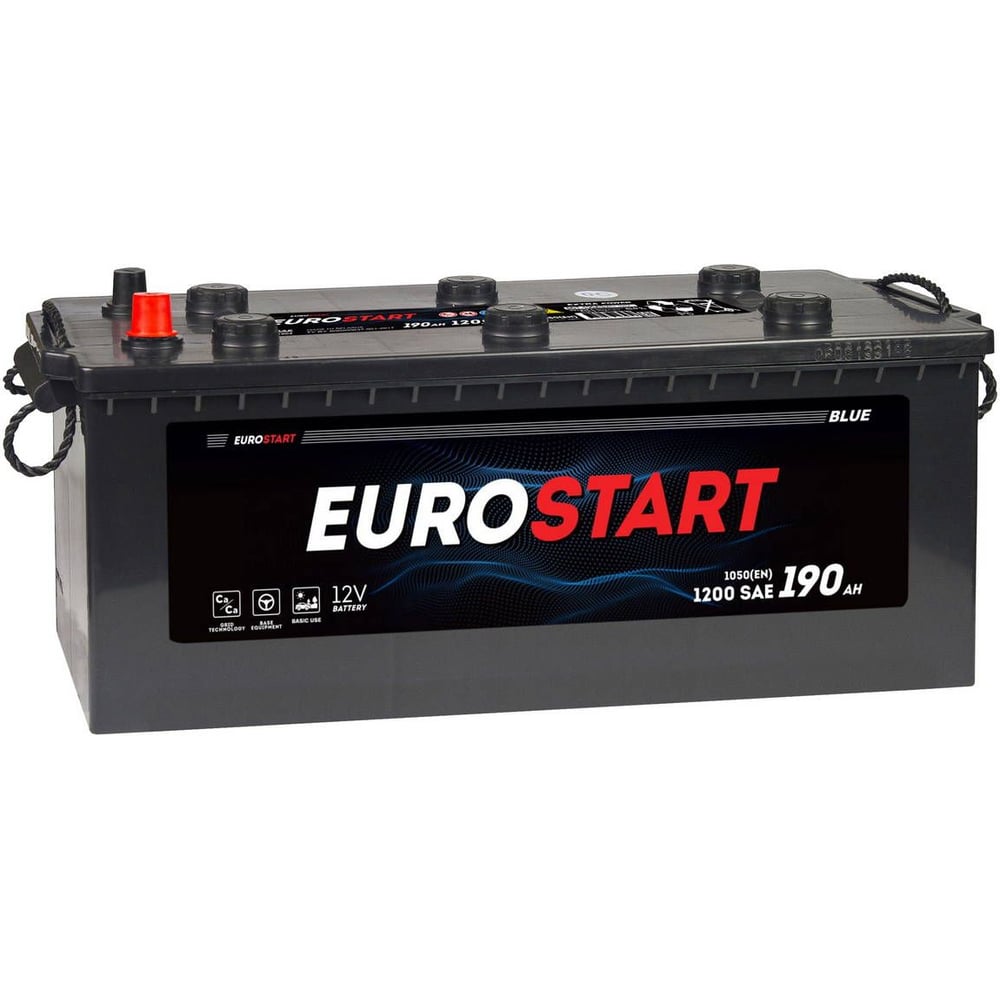 Изображение товара Аккумуляторная батарея EUROSTART Blue Professional, 190 А·ч, R+ EBT1904