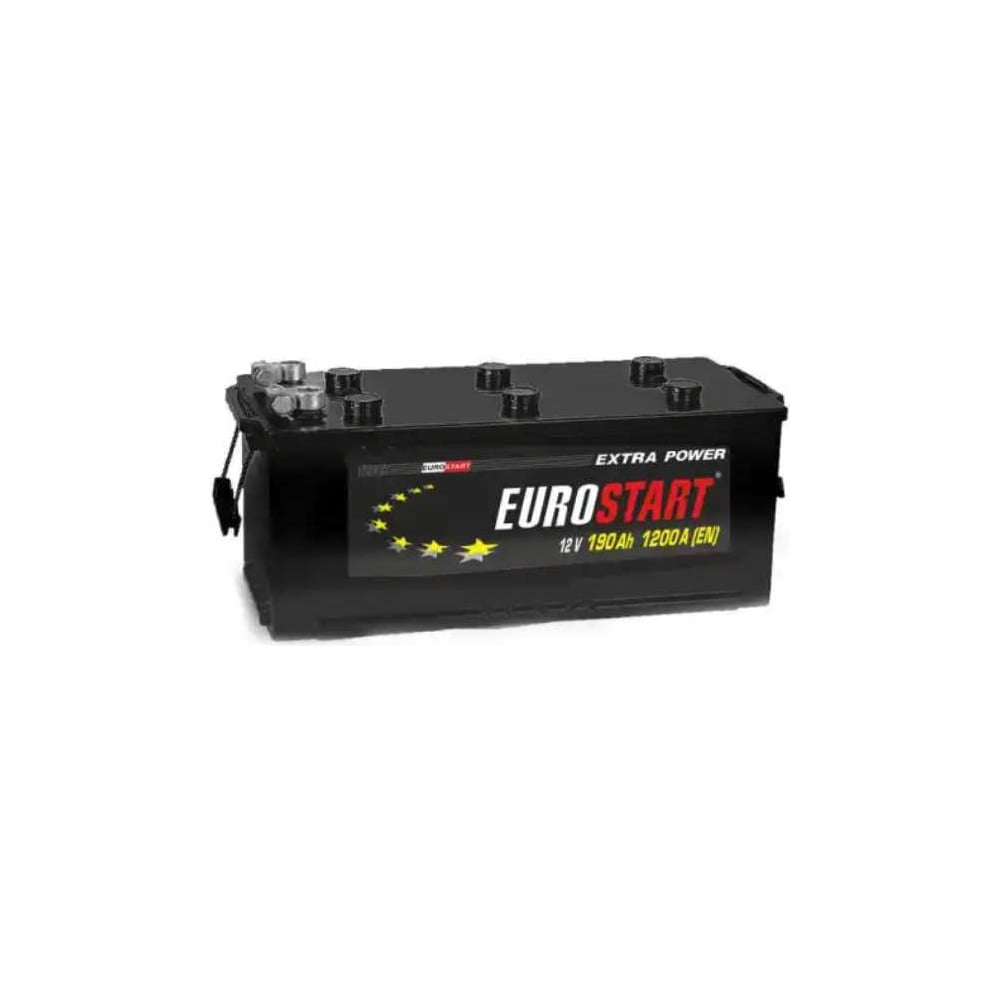 Изображение товара Аккумуляторная батарея EUROSTART Extra Power, 190 А·ч, R+, без борта EUT1904