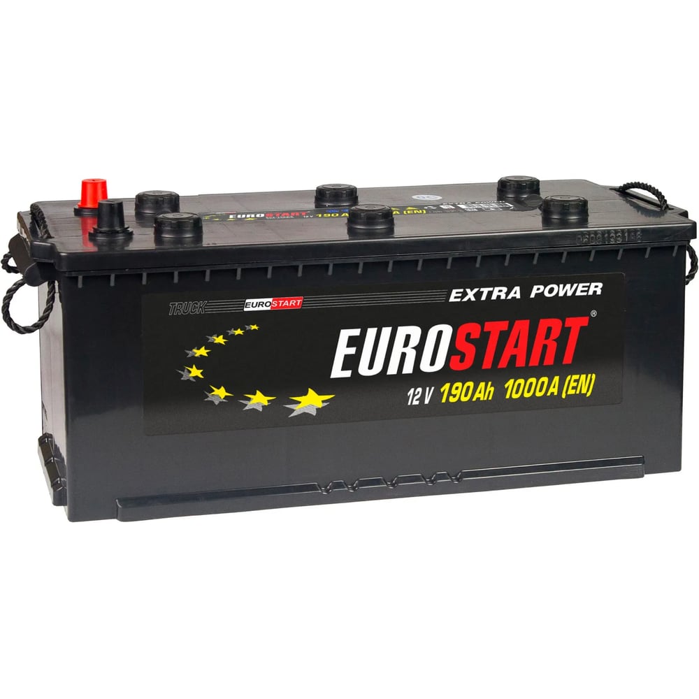Изображение товара Аккумуляторная батарея EUROSTART Extra Power 190 А*ч обратная полярность