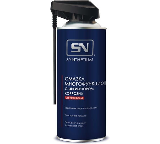 Изображение товара Смазка многофункциональная SN 4015 с ингибитором коррозии, аэрозоль со смарт-распылителем, 520 мл SN4015