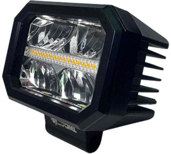 Изображение товара Рабочий свет ZOOML, 12–50 В, 40 Вт, 3000–3500 К, Golden yellow, 3570CSP/4, направленный, 95x90x70 мм WL-338001H-GY