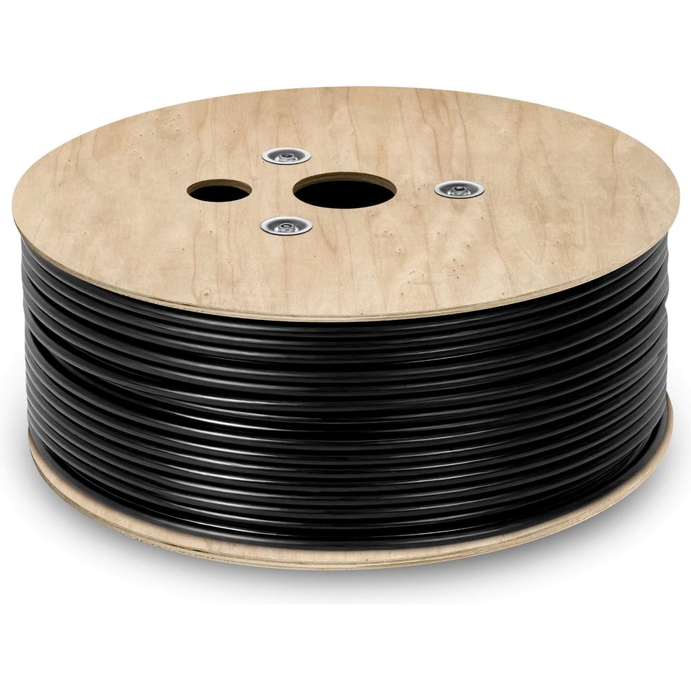 Изображение товара Коаксиальный кабель ДалСВЯЗЬ 5D-FB CU PVC 100 м черный бытовой кабель связи