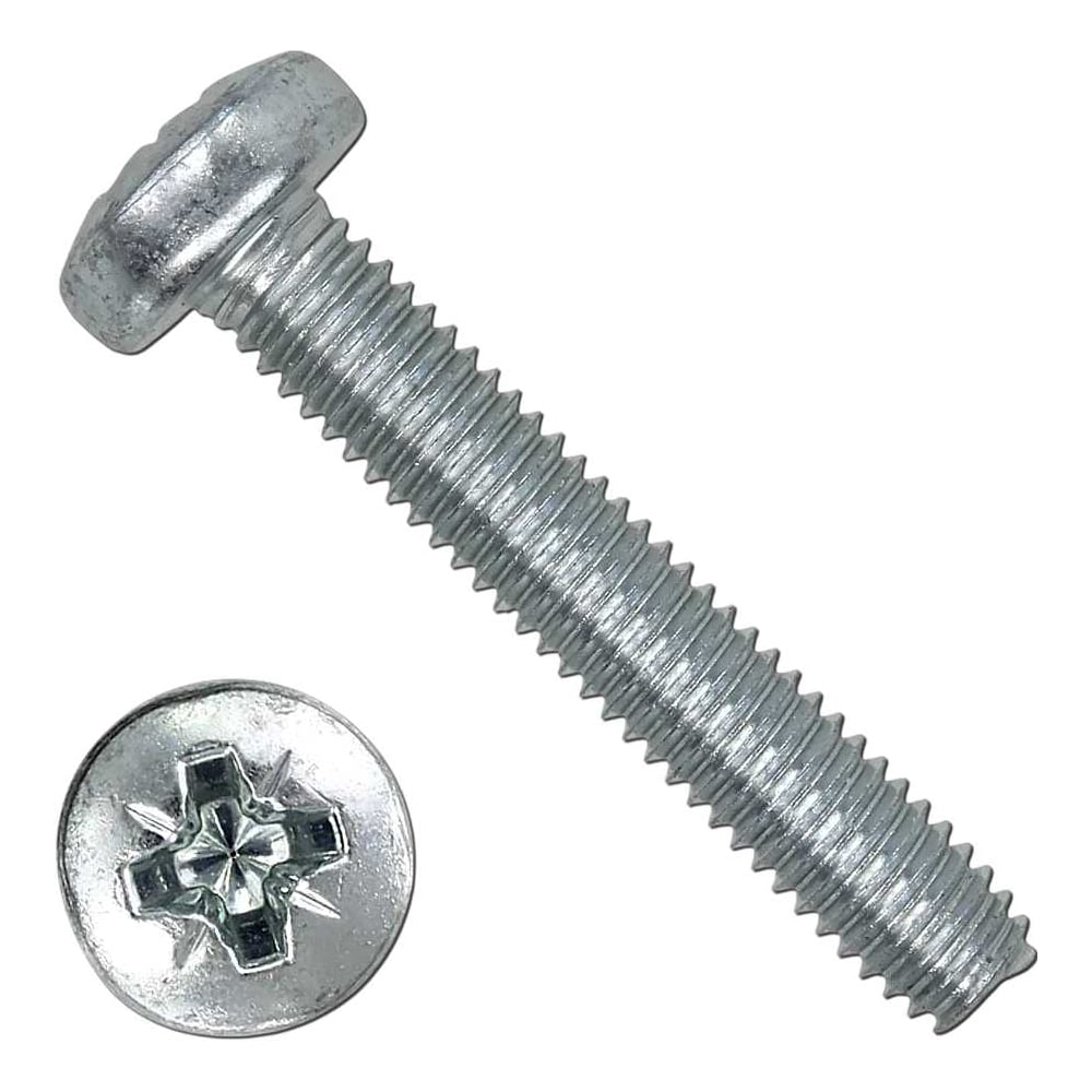 Изображение товара Винт резьбовыдавливающий DIN 7500 с PZ М5х8 оцинкованный 10 шт