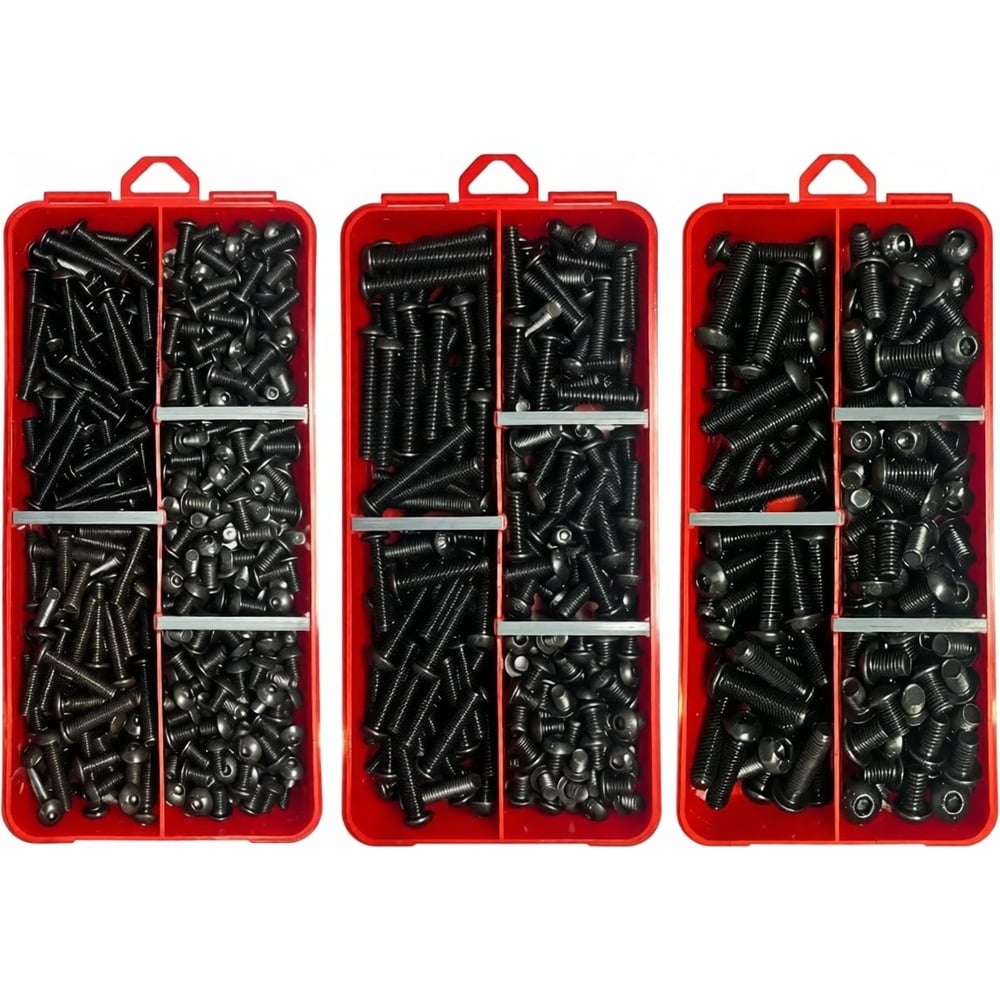 Изображение товара Набор органайзеров 23 Болта 3 в 1 винты DIN7380 к.п.10.9 универсальный комплект