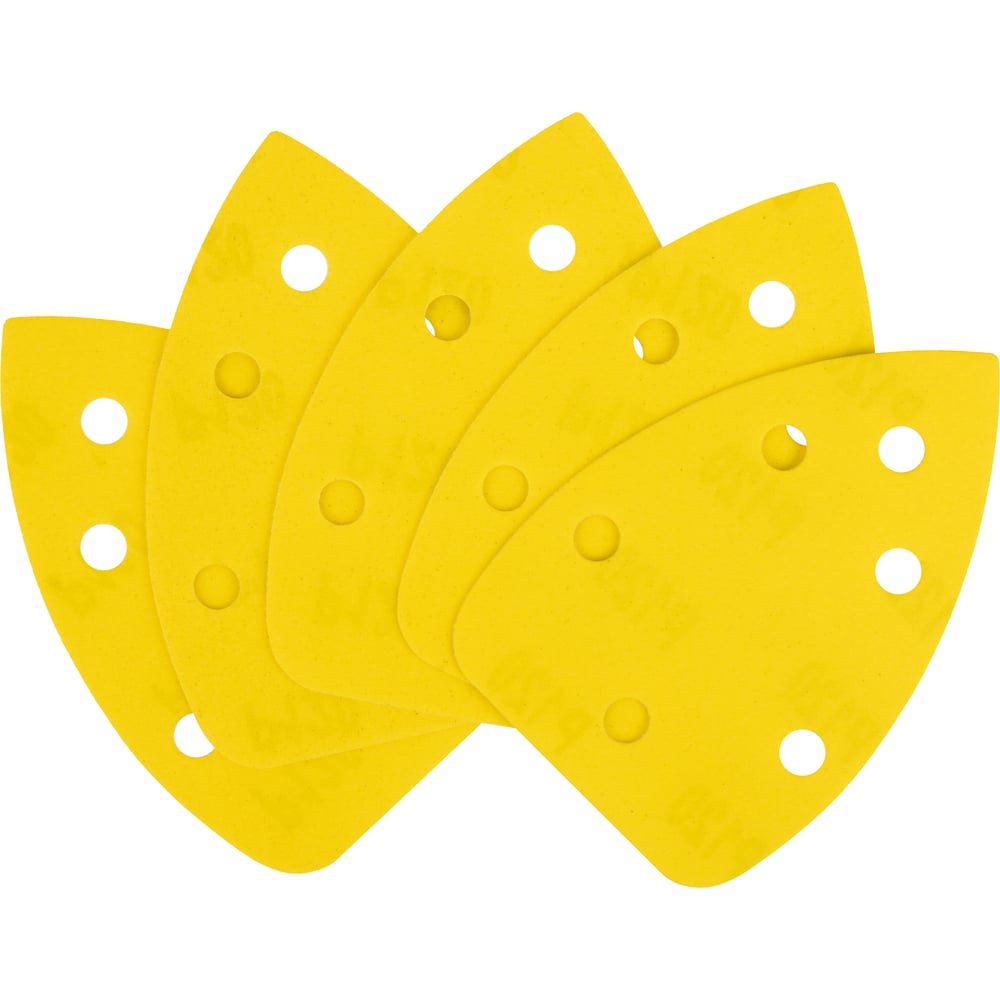 Изображение товара Лист шлифовальный на бумажной основе Свое Ремесло Amber 98х140мм 6отв. Р120 (4 упак по 5шт.) АМ200359