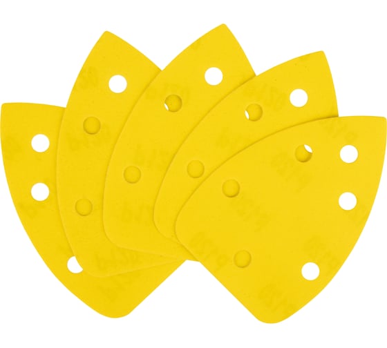 Изображение товара Лист шлифовальный на бумажной основе Свое Ремесло Amber 98х140мм 6отв. Р120 (4 упак по 5шт.) АМ200359