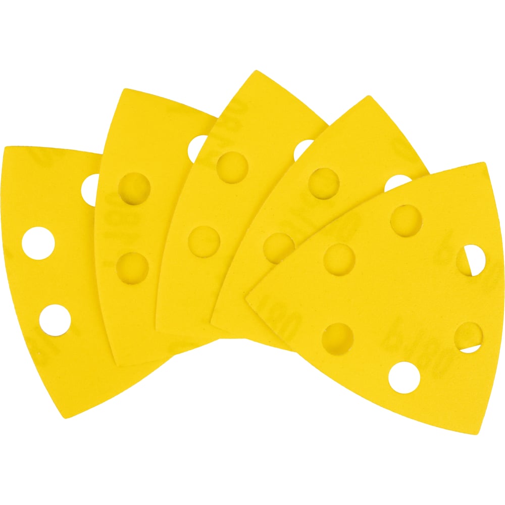 Изображение товара Лист шлифовальный на бумажной основе Свое Ремесло Amber 93х 93мм 6отв. Р180 (4 упак по 5шт.) АМ200363