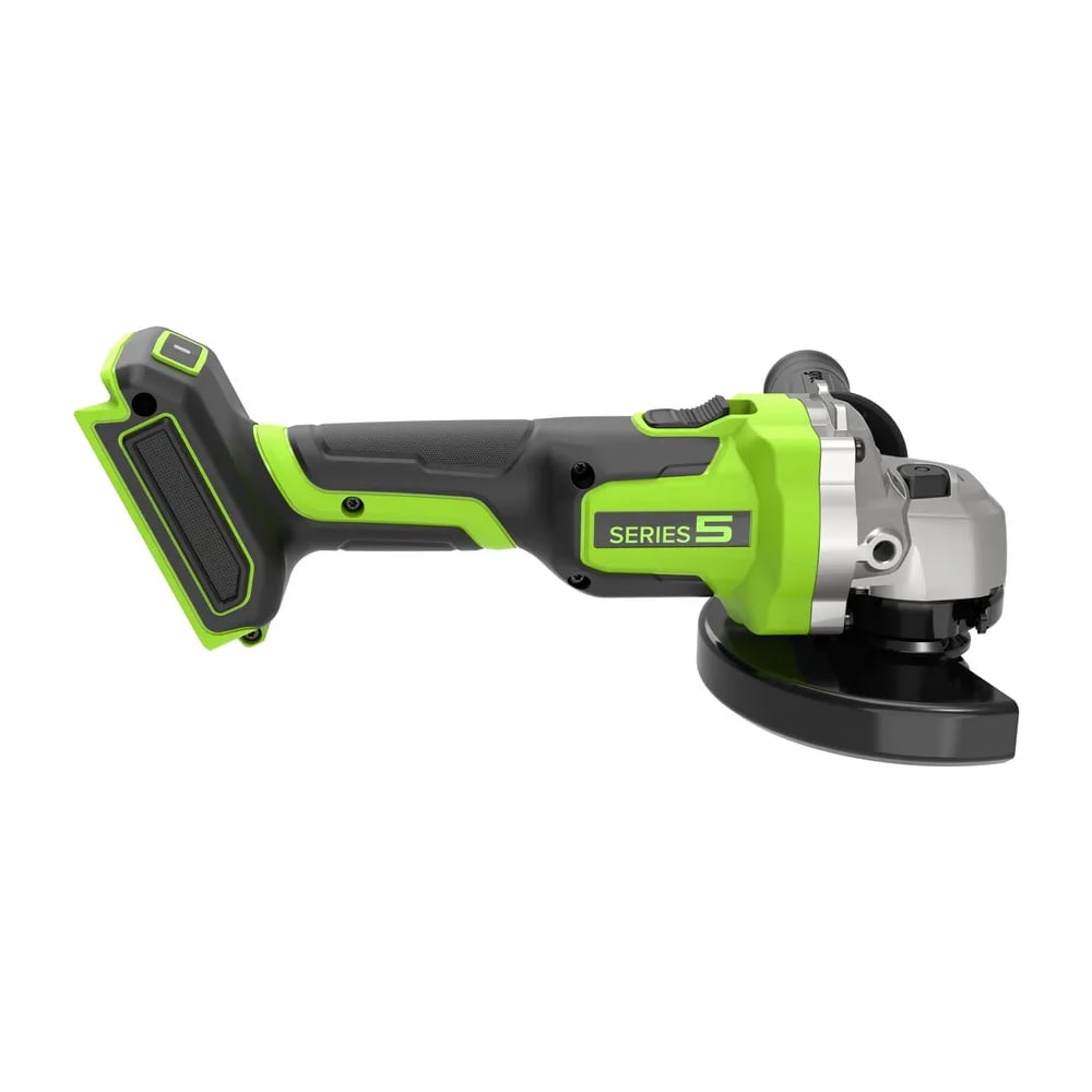 Изображение товара Аккумуляторная угловая шлифмашина GreenWorks AG590 125 мм 24V бесщеточный двигатель