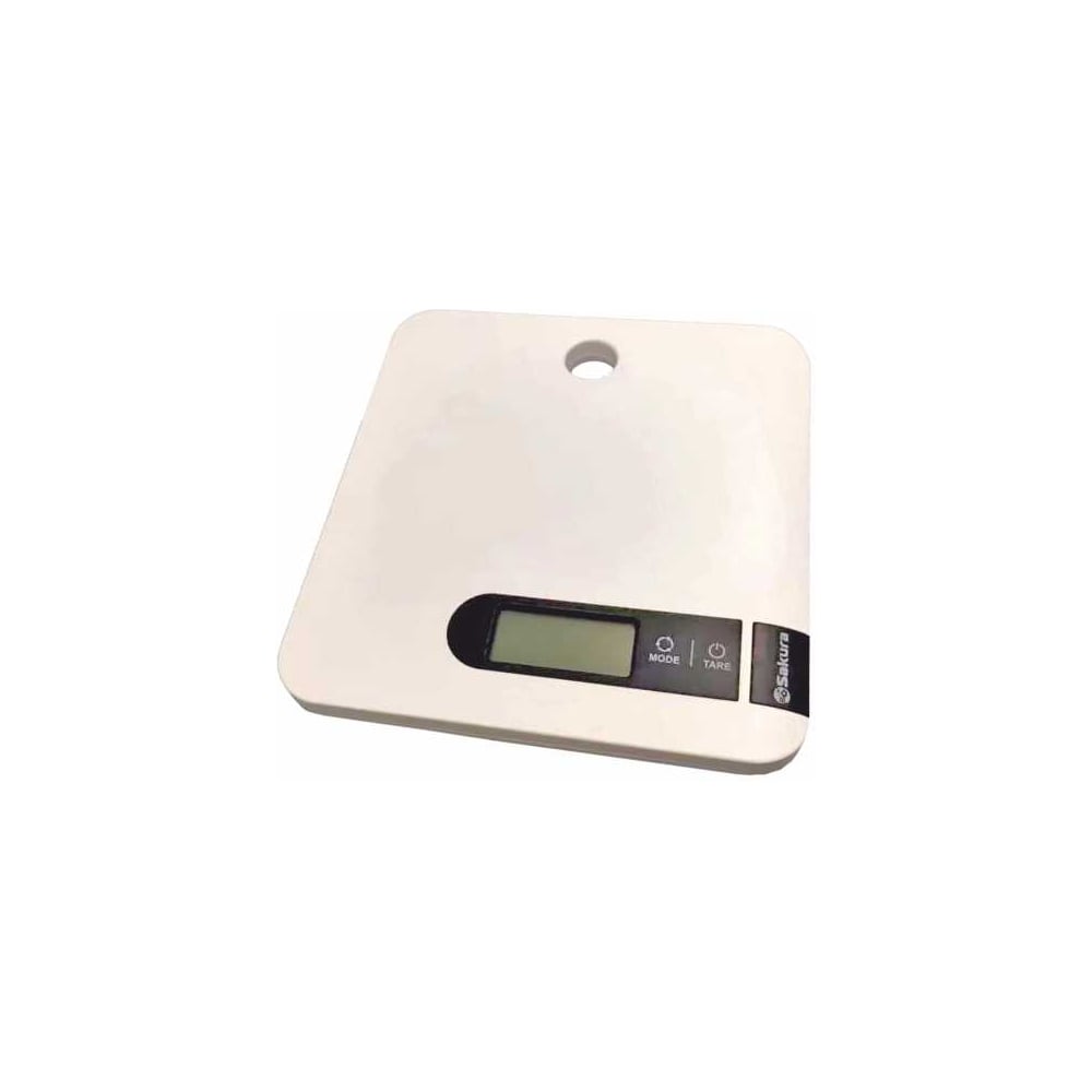 Изображение товара Кухонные электронные весы Sakura SA-6051W до 5 кг белые с чашей