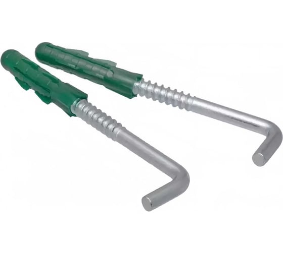 Изображение товара Крепеж д/водонагревателя ООО ПКФ Сварком до 200 л (костыль 10х100, дюбель 2шт) (уп/2шт) СанТех s053245