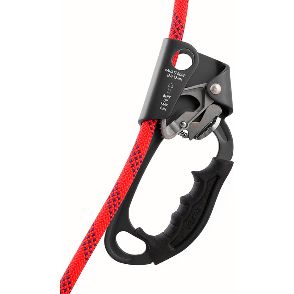 Изображение товара Зажим ручной VENTO «Жумар» под правую руку, Цвет Черный vnt 1083_bk