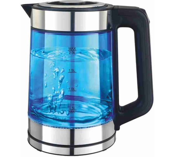 Изображение товара Чайник электрический Sakura SA-2746BL (2.0) стекл двухслойн подсв. УТ000003699