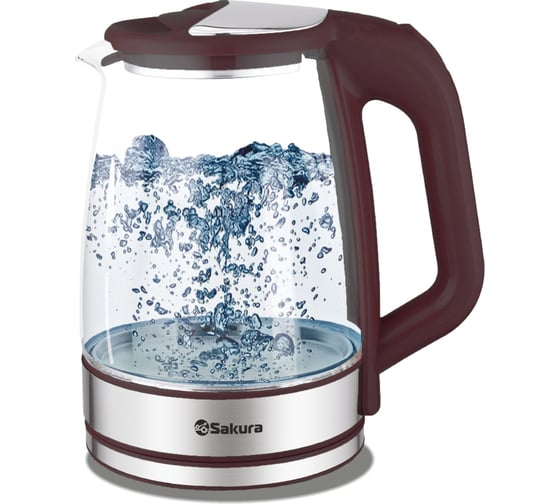 Изображение товара Чайник электрический Sakura SA-2722BR темн.шок.(2.2) стекл подсв. УТ000000520