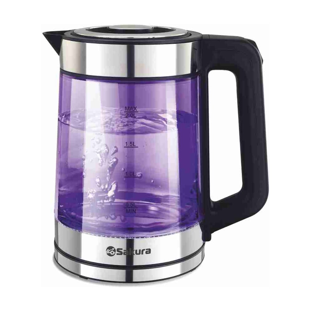 Изображение товара Чайник электрический Sakura SA-2746V (2.0) стекл двухслойн подсв. УТ000003700