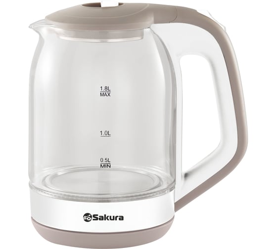 Изображение товара Чайник электрический Sakura SA-2736WG (1.8) стекл точечн.подсв. РТ-00068643