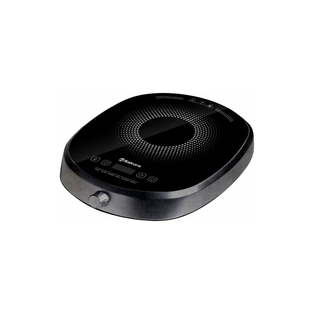 Изображение товара Плитка индукционная SAKURA SA-7161S 1 конфорка стеклокерамика, сереб. РТ-00068421