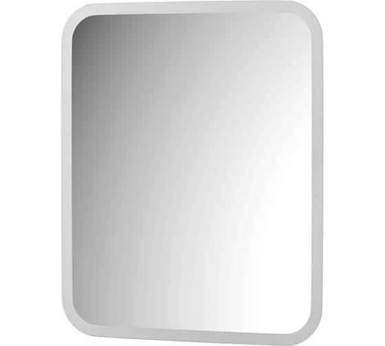 Изображение товара Зеркало с матированием и LED-подсветкой DEFESTO 19W (50x60 см) (Без выключателя) (Нейтральный белый свет) DF 3803