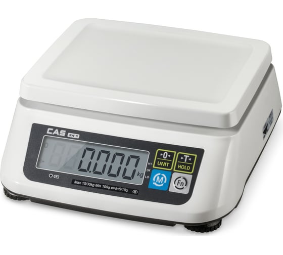 Изображение товара Весы CAS SWN-15С RB с аккумулятором 810SWL153GCI0503