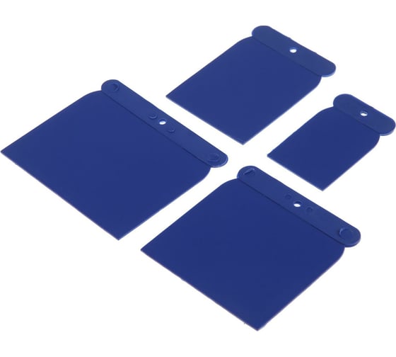 Изображение товара Набор японских шпателей ТУНДРА пластиковые, 50-80-100-120 мм, 4 шт. 1818302