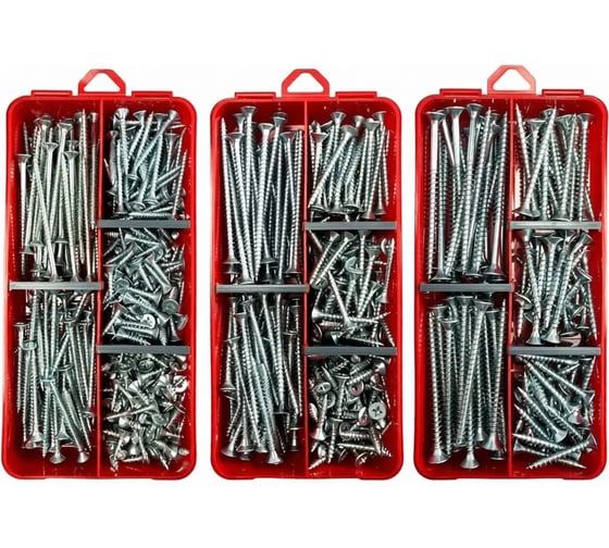 Изображение товара Набор органайзеров 23 Болта 3 в 1 шурупы БЦ КОМПЛЕКТ 2 1000099/1000100/1000101