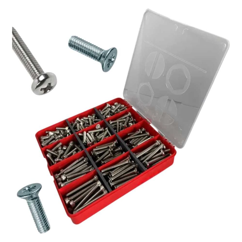 Изображение товара Нержавеющие винты 23 Болта М6 (7985,965,912) в органайзере НАБОР 1 20000124