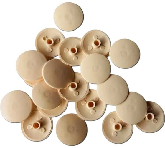 Изображение товара Заглушка мебельная эксцентрика 23 Болта №13 бежевая ,50 шт. 4255ф50