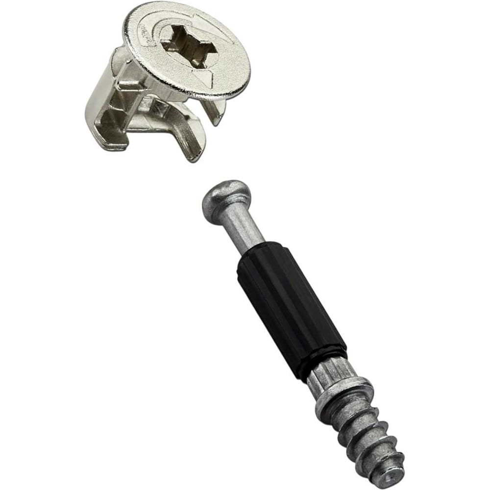 Изображение товара Мебельная стяжка эксцентрик 15 мм 34 мм черная 50 шт.