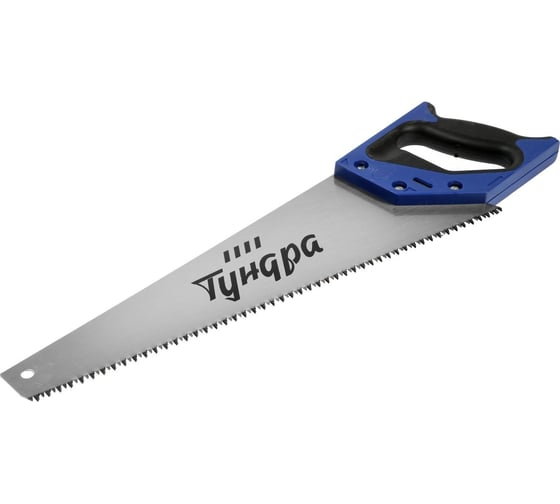 Изображение товара Ножовка по дереву ТУНДРА 2К рукоятка, 3D заточка, каленый зуб, 7-8 TPI, 400 мм 5155403